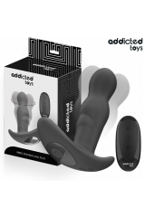 ADDICTED TOYS - TAPPO ANALE ROTANTE E VIBRANTE CON TELECOMANDO
