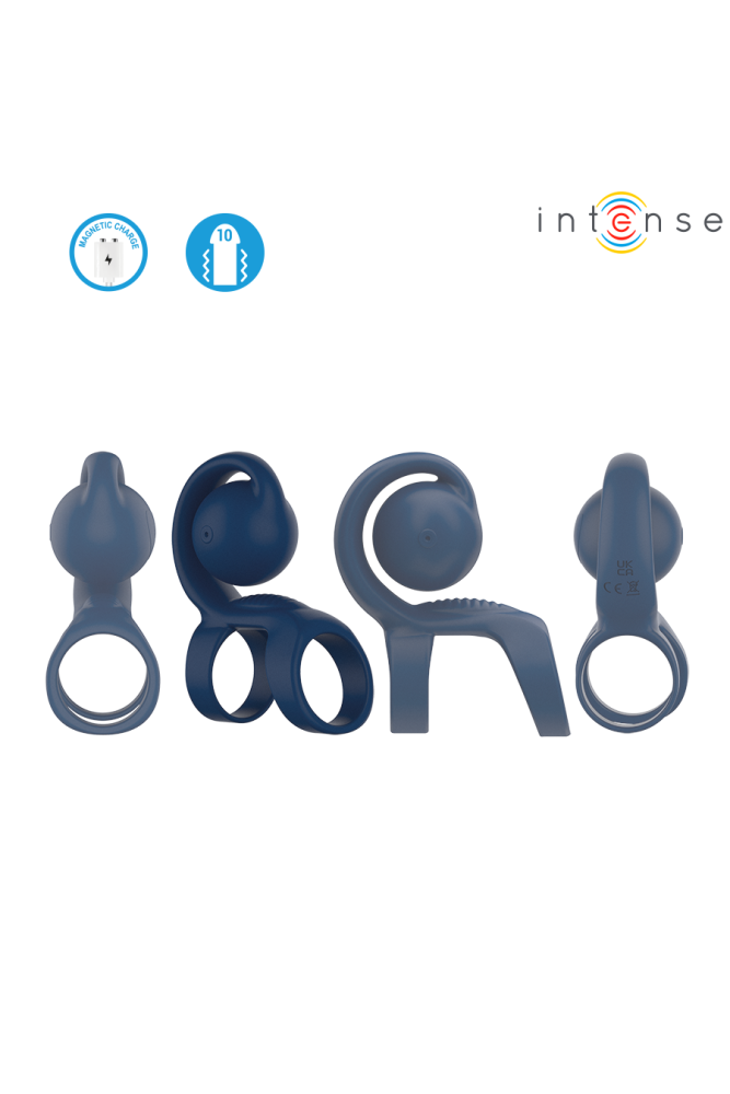 INTENSE - ANELLO FALLICO TYSON CON PALLA VIBRANTE Ø 3