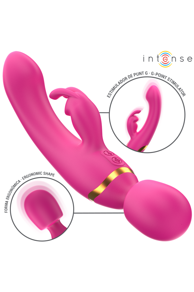 INTENSE - WINONA DOPPIO VIBRATORE CONIGLIO E BACCHETTA