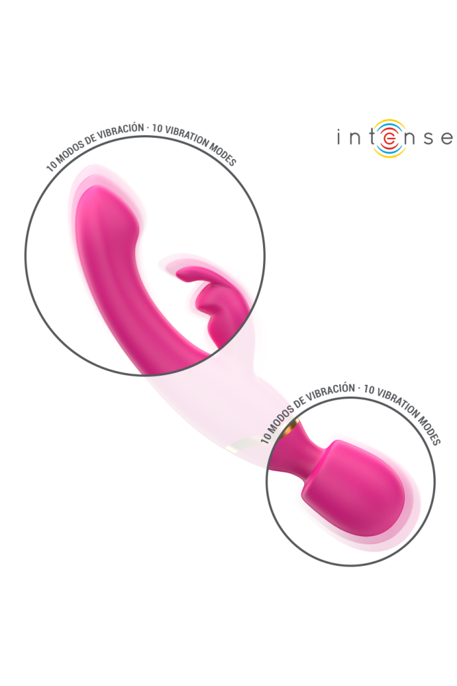 INTENSE - WINONA DOPPIO VIBRATORE CONIGLIO E BACCHETTA