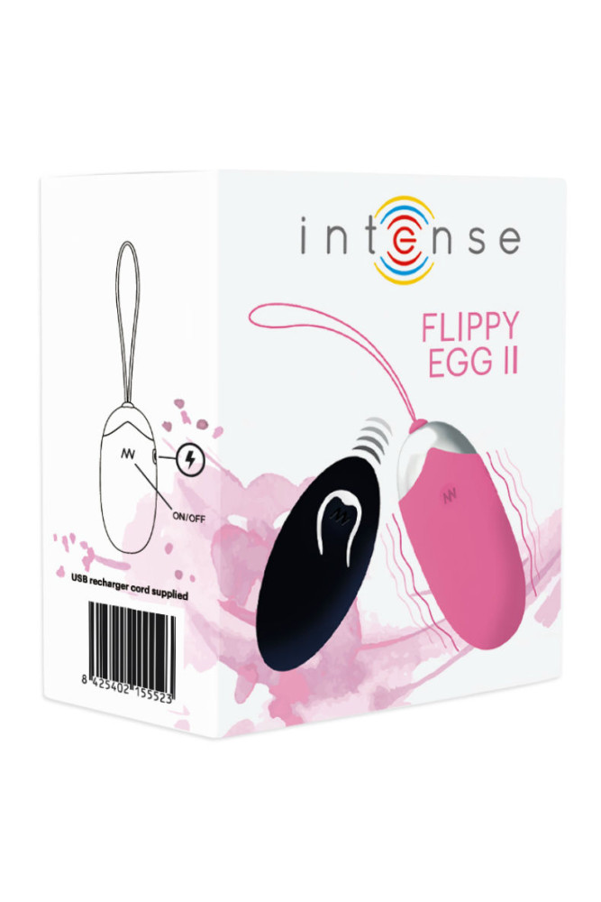 INTENSE - UOVO VIBRANTE FLIPPY II CON TELECOMANDO ROSA