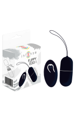 INTENSE - FLIPPY I UOVO VIBRANTE CON TELECOMANDO NERO