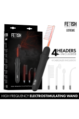 FETISH SUBMISSIVE - VIBRADOR WAND ELECTROESTIMULACIÓN ALTA FRECUENCIA