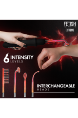 FETISH SUBMISSIVE - VIBRADOR WAND ELECTROESTIMULACIÓN ALTA FRECUENCIA