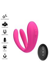 INTENSE - JULIA DOPPIO VIBRATORE STIMOLATORE A MORSETTO CON TELECOMANDO