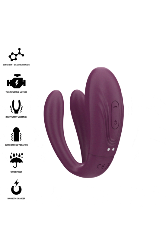 INTENSE - STIMOLATORE A MORSETTO CON VIBRAZIONE E TAPPING SANDRA CON TELECOMANDO