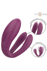 INTENSE - STIMOLATORE A MORSETTO CON VIBRAZIONE E TAPPING SANDRA CON TELECOMANDO