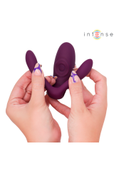 INTENSE - STIMOLATORE A MORSETTO CON VIBRAZIONE E TAPPING SANDRA CON TELECOMANDO