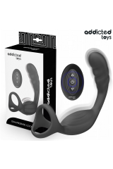 ADDICTED TOYS - ANELLO PER IL PENE PROSTATICO DOPPIO CON TELECOMANDO