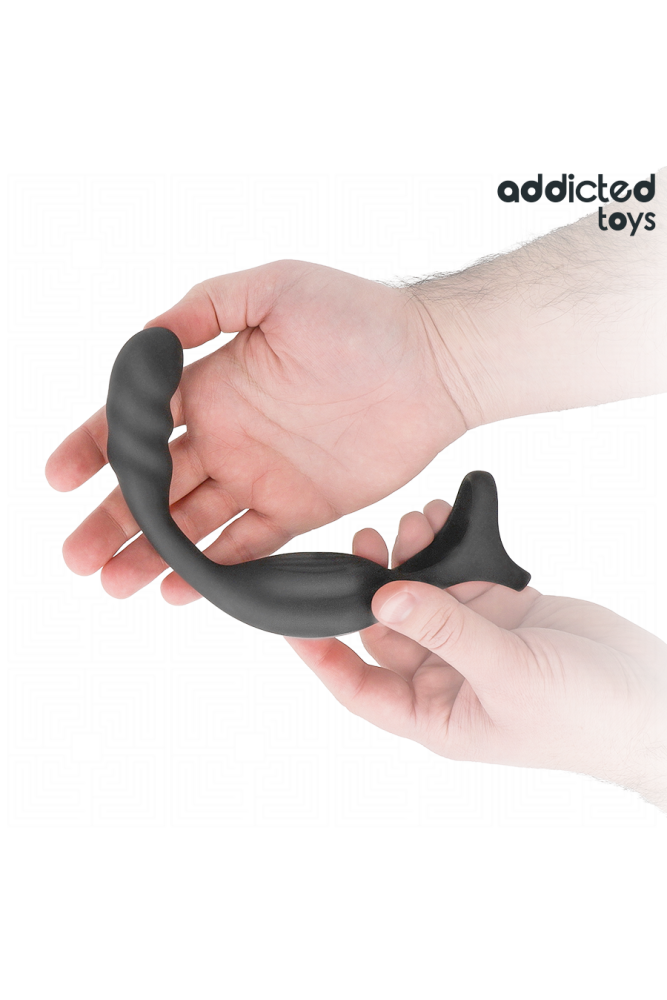 ADDICTED TOYS - ANELLO PER IL PENE PROSTATICO DOPPIO CON TELECOMANDO