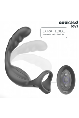 ADDICTED TOYS - ANELLO PER IL PENE PROSTATICO DOPPIO CON TELECOMANDO