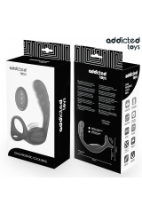 ADDICTED TOYS - ANELLO PER IL PENE PROSTATICO DOPPIO CON TELECOMANDO