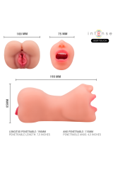 INTENSE DEEP TOUCH - MASTURBATORE RILEY A DOPPIA BOCCA E VAGINA