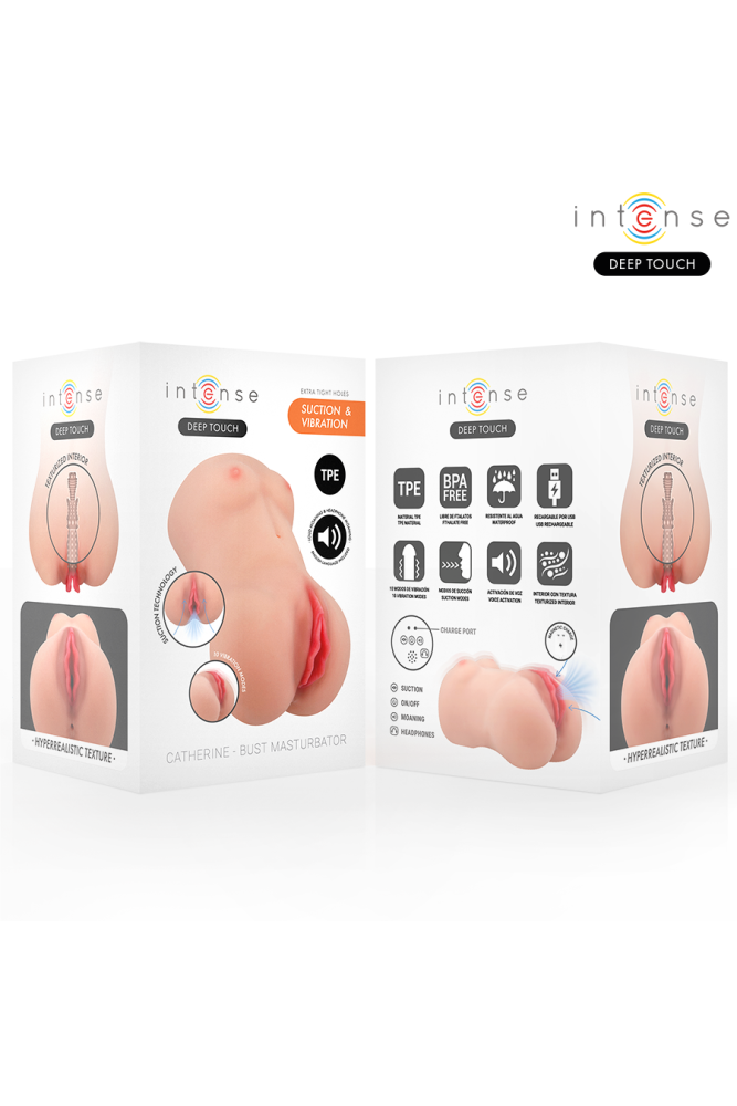 INTENSE DEEP TOUCH - CATHERINE VIBRATORE E MASTURBATORE A VENTOSA CON VOCAZIONE