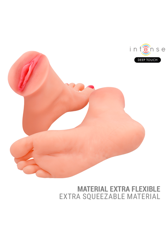 INTENSE DEEP TOUCH - MASTURBATORE A FORMA DI PIEDE IN DUE PEZZI GABBIE