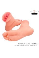 INTENSE DEEP TOUCH - MASTURBATORE A FORMA DI PIEDE IN DUE PEZZI GABBIE