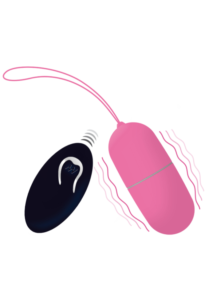 INTENSE - FLIPPY I UOVO VIBRANTE CON TELECOMANDO ROSA