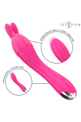 INTENSE - VIBRATORE CHER CON 20 MODALITÀ E TESTINE INTERCAMBIABILI