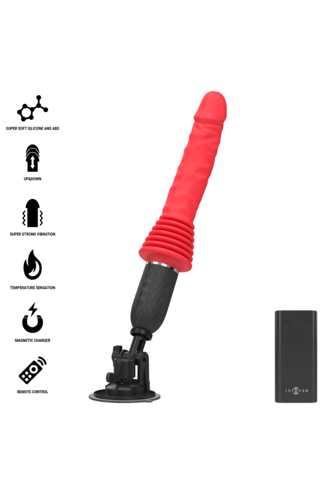 INTENSE - CYNTHIA VIBRATORE A SPINTA CON TELECOMANDO E CALORE