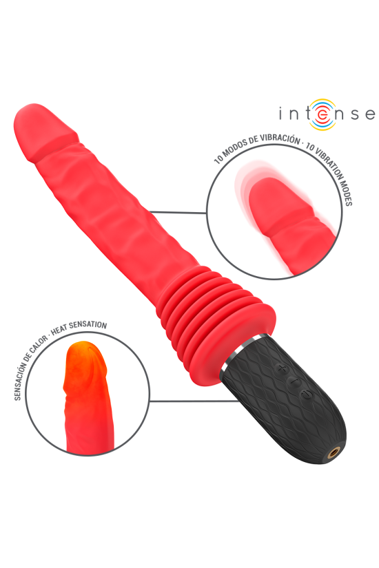 INTENSE - CYNTHIA VIBRATORE A SPINTA CON TELECOMANDO E CALORE