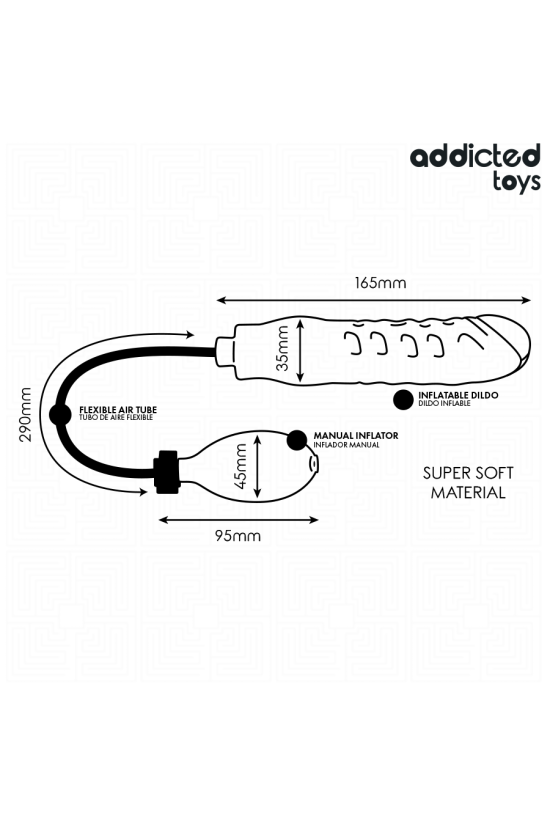 ADDICTED TOYS - DILDO INFLABLE MODELO 1