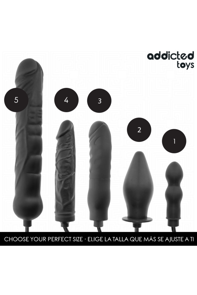 ADDICTED TOYS - PLUG ANAL INFLABLE MODELO 1