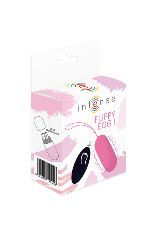 INTENSE - FLIPPY I UOVO VIBRANTE CON TELECOMANDO ROSA