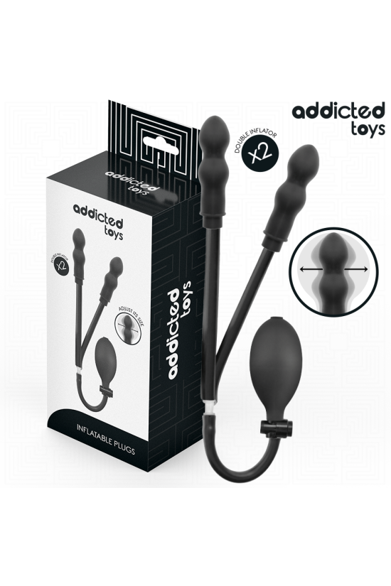 ADDICTED TOYS - PLUG ANAL DOBLE INFLABLE MODELO 3