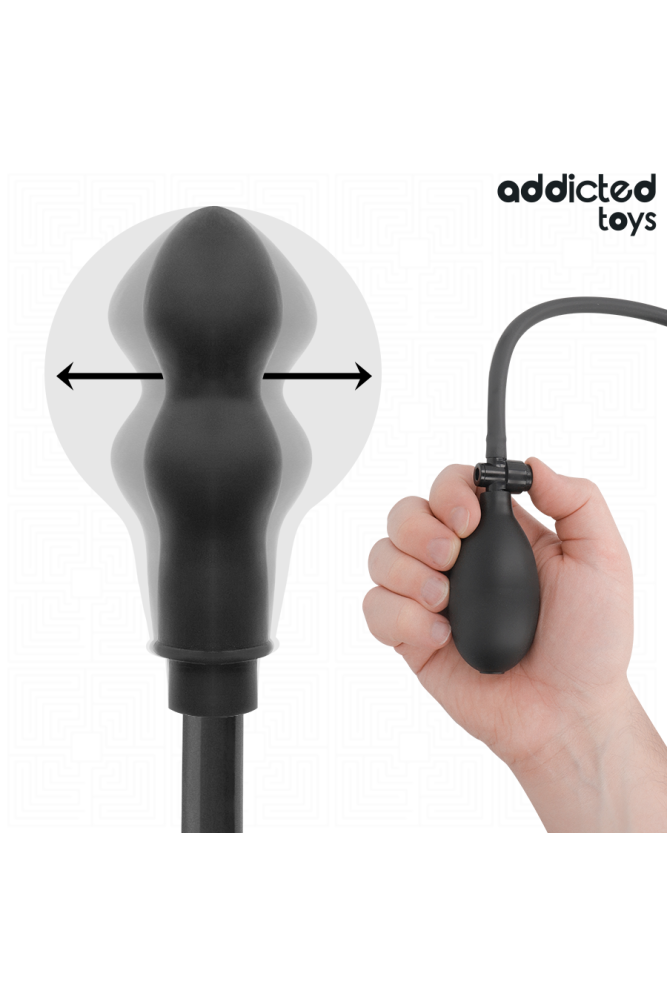 ADDICTED TOYS - PLUG ANAL DOBLE INFLABLE MODELO 3