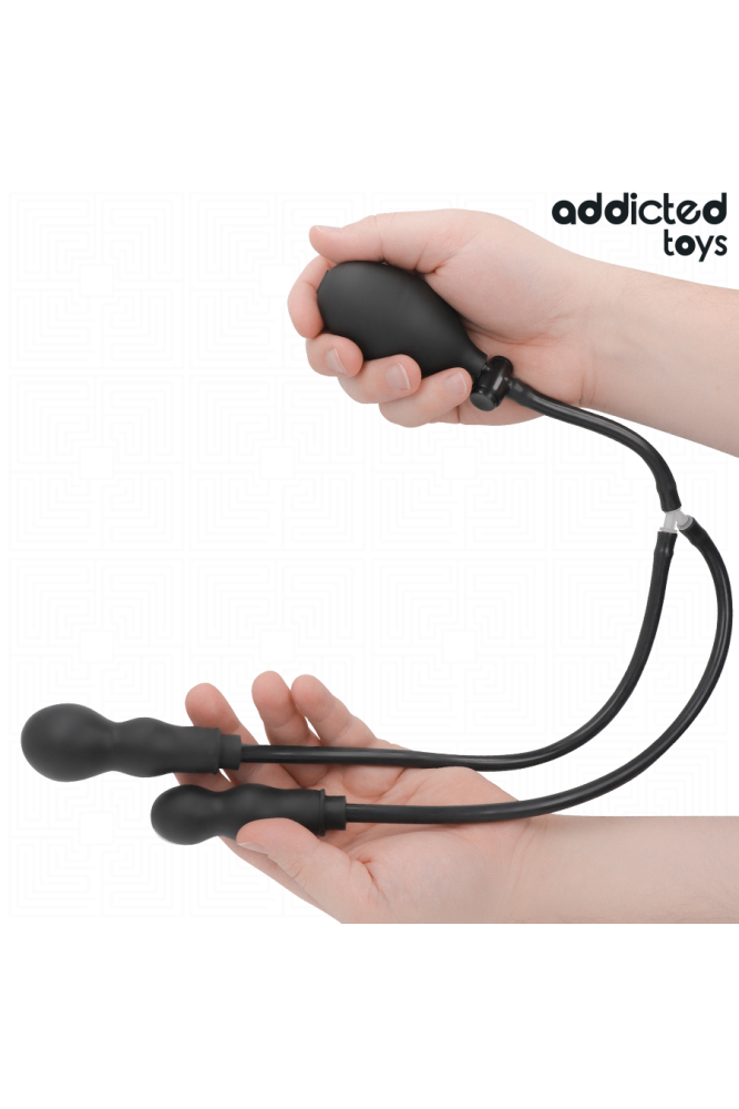 ADDICTED TOYS - PLUG ANAL DOBLE INFLABLE MODELO 3