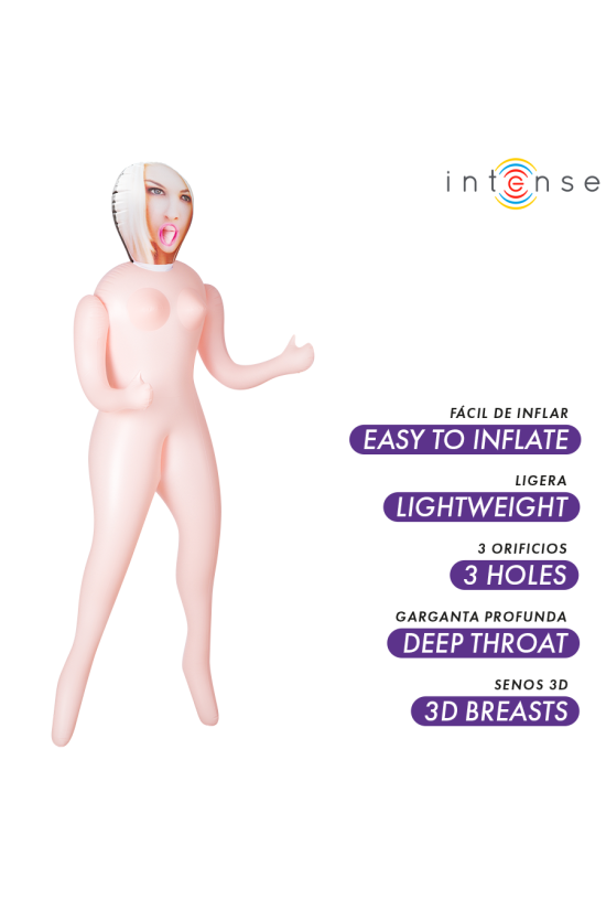 INTENSE DOLLS - IRINA BAMBOLA GONFIABILE CON TRE ORIFIZI