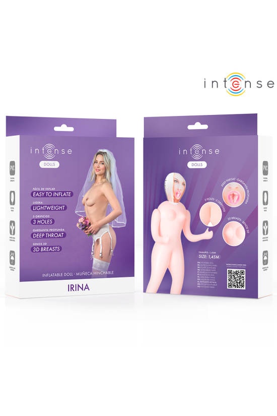 INTENSE DOLLS - IRINA BAMBOLA GONFIABILE CON TRE ORIFIZI