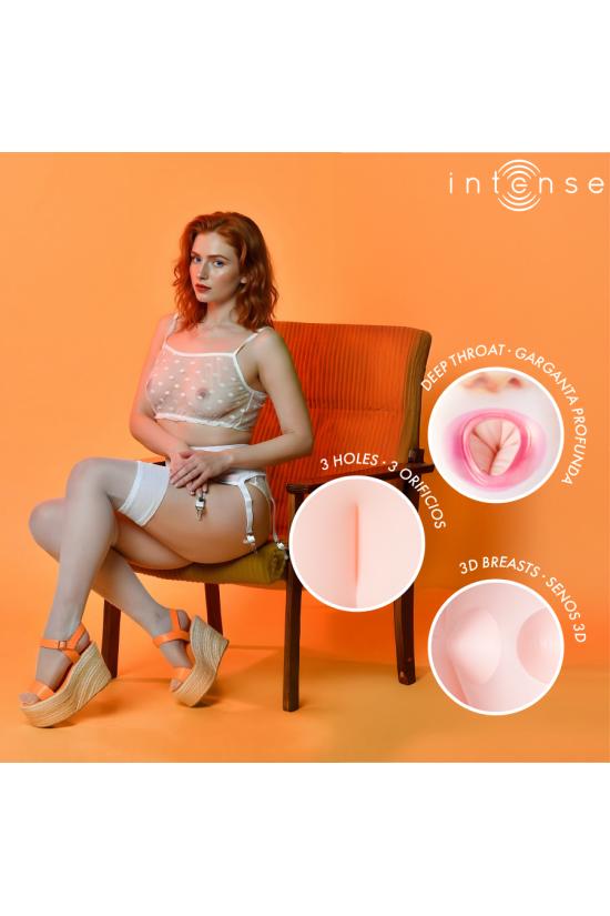 INTENSE DOLLS - SCARLETT BAMBOLA GONFIABILE CON TRE ORIFIZI