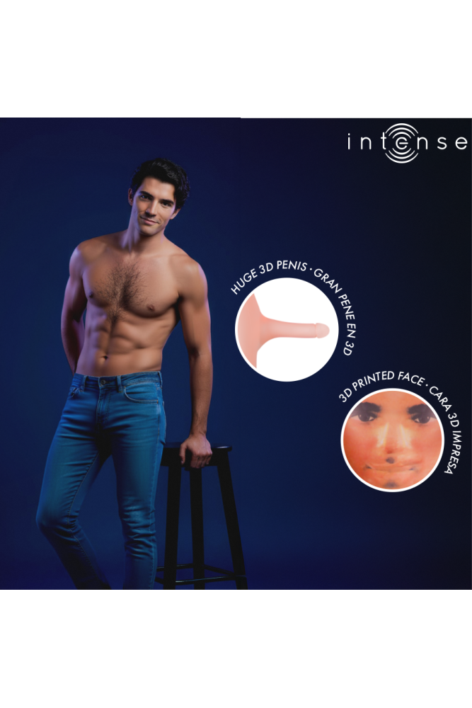INTENSE DOLLS - BAMBOLA GONFIABILE ANTHONY CON PENE 3D