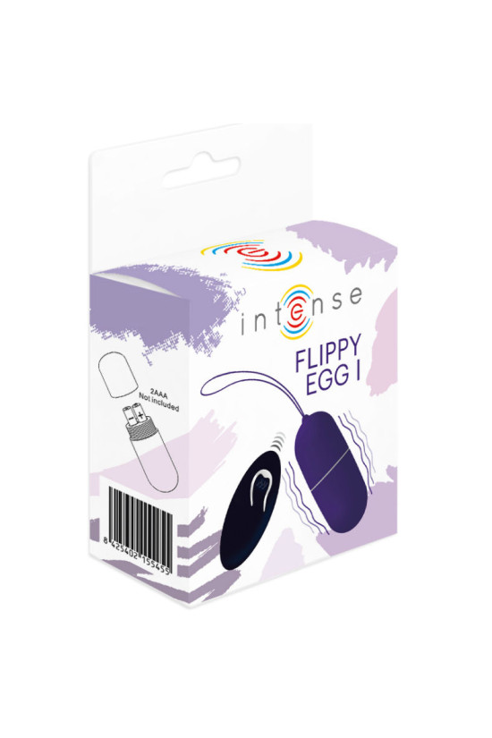 INTENSE - FLIPPY I UOVO VIBRANTE CON TELECOMANDO VIOLA