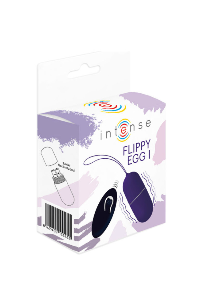 INTENSE - FLIPPY I UOVO VIBRANTE CON TELECOMANDO VIOLA