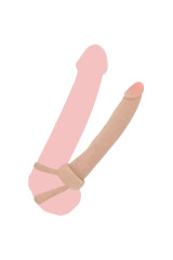 GET REAL - PENETRATORE ANALE IN SILICONE DOUBLE TROUBLE 16 CM