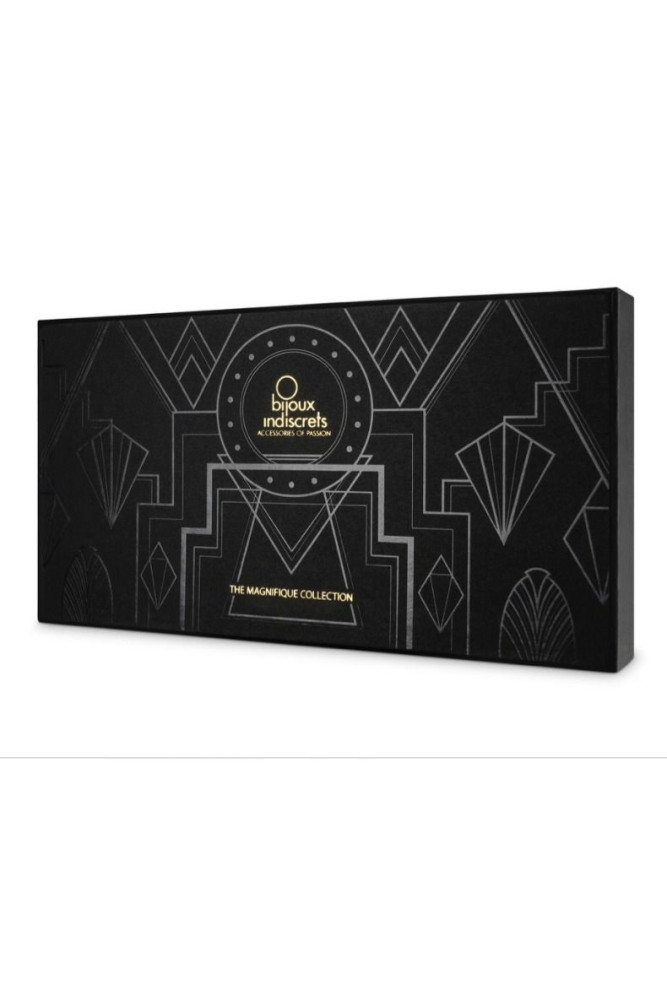 BIJOUX - COLLANA MAGNIFIQUE IN METALLO CON FRANGE DORATE