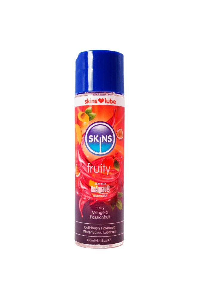 SKINS - LUBRIFICANTE FRUTTATO A BASE D'ACQUA MANGO E FRUTTO DELLA PASSIONE 130 ML