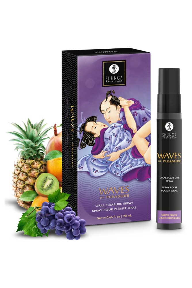 SHUNGA - WAVES PLEASURE SPRAY ORALE SEDUCENTE FRUTTI ESOTICI 20 ML
