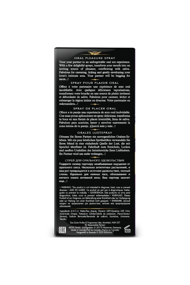 SHUNGA - WAVES PLEASURE SPRAY ORALE SEDUCENTE FRUTTI ESOTICI 20 ML