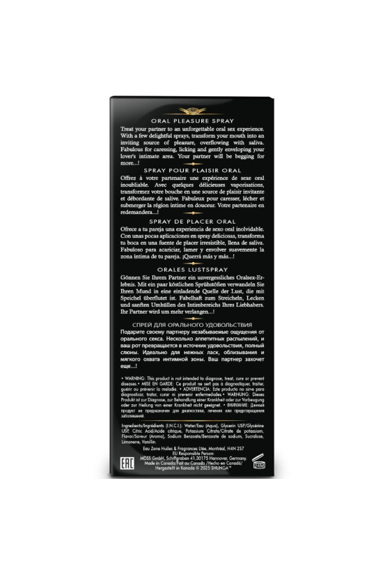 SHUNGA - WAVES SPRAY ORALE PER IL PIACERE SEDUCENTE ALL'ANGURIA 20 ML