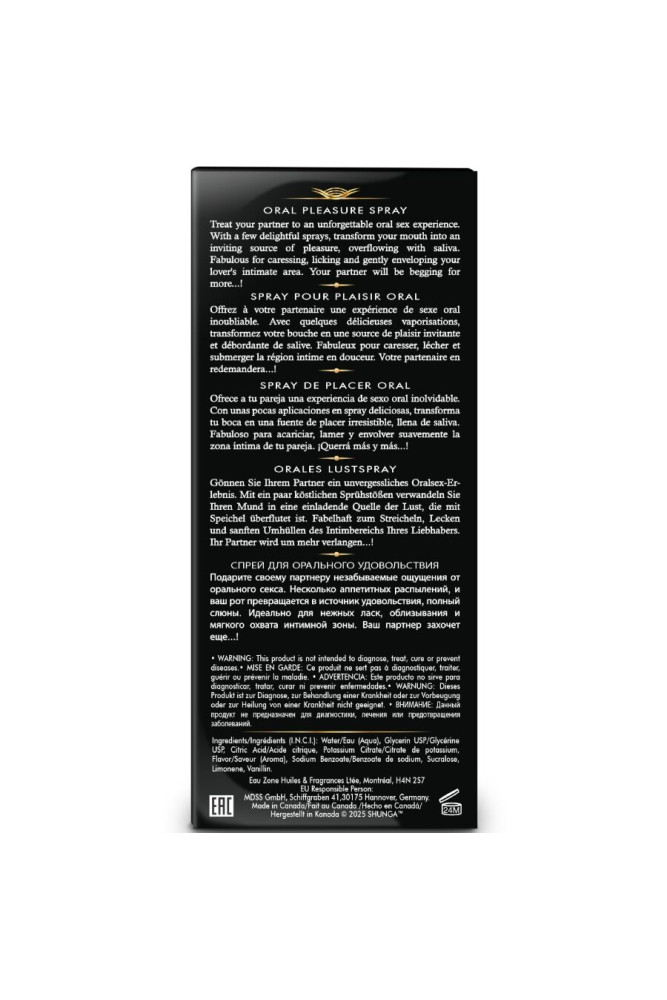 SHUNGA - WAVES SPRAY ORALE PER IL PIACERE SEDUCENTE ALL'ANGURIA 20 ML