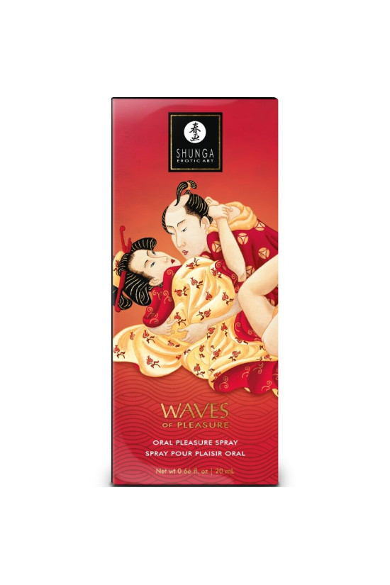 SHUNGA - WAVES PLEASURE SPRAY ORALE SEDUCENTE FRAGOLA 20 ML