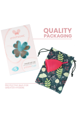 INTIMICHIC - COPPA MESTRUALE IN SILICONE GRADO MEDICO - TAGLIA S