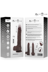 MR INTENSE - MATT REALISTICO MULTIFUNZIONE CON VIBRAZIONE SU E GIÙ TELECOMANDO 22 CM -O- 4 CM