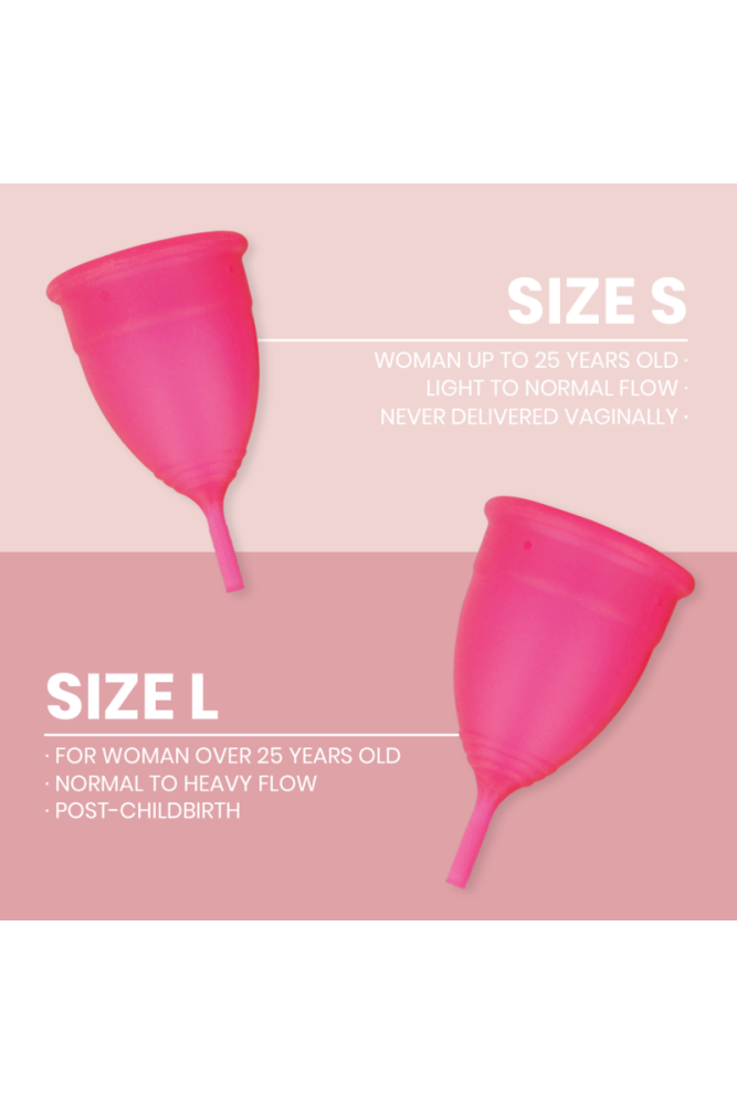 INTIMICHIC - COPPA MESTRUALE IN SILICONE GRADO MEDICO - TAGLIA S