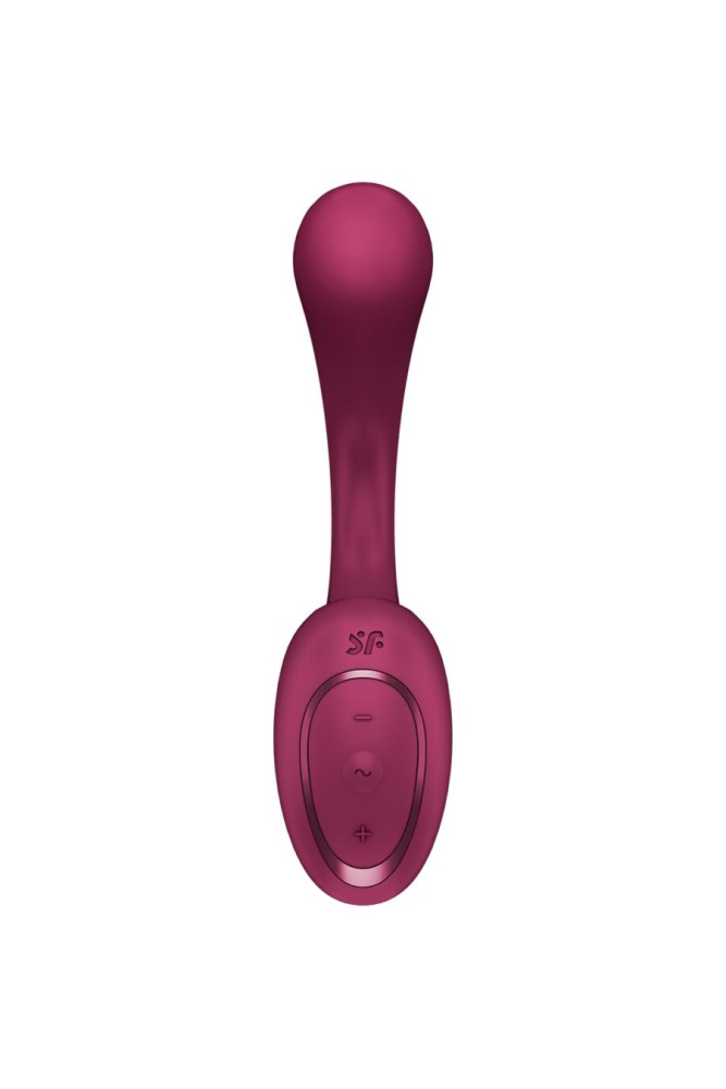 SATISFYER - G PER DEA 2 VIBRATORE CONIGLIO BOTTIGLIA BORDEAUX