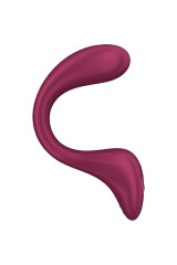 SATISFYER - G PER DEA 2 VIBRATORE CONIGLIO BOTTIGLIA BORDEAUX