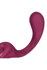 SATISFYER - G PER DEA 2 VIBRATORE CONIGLIO BOTTIGLIA BORDEAUX